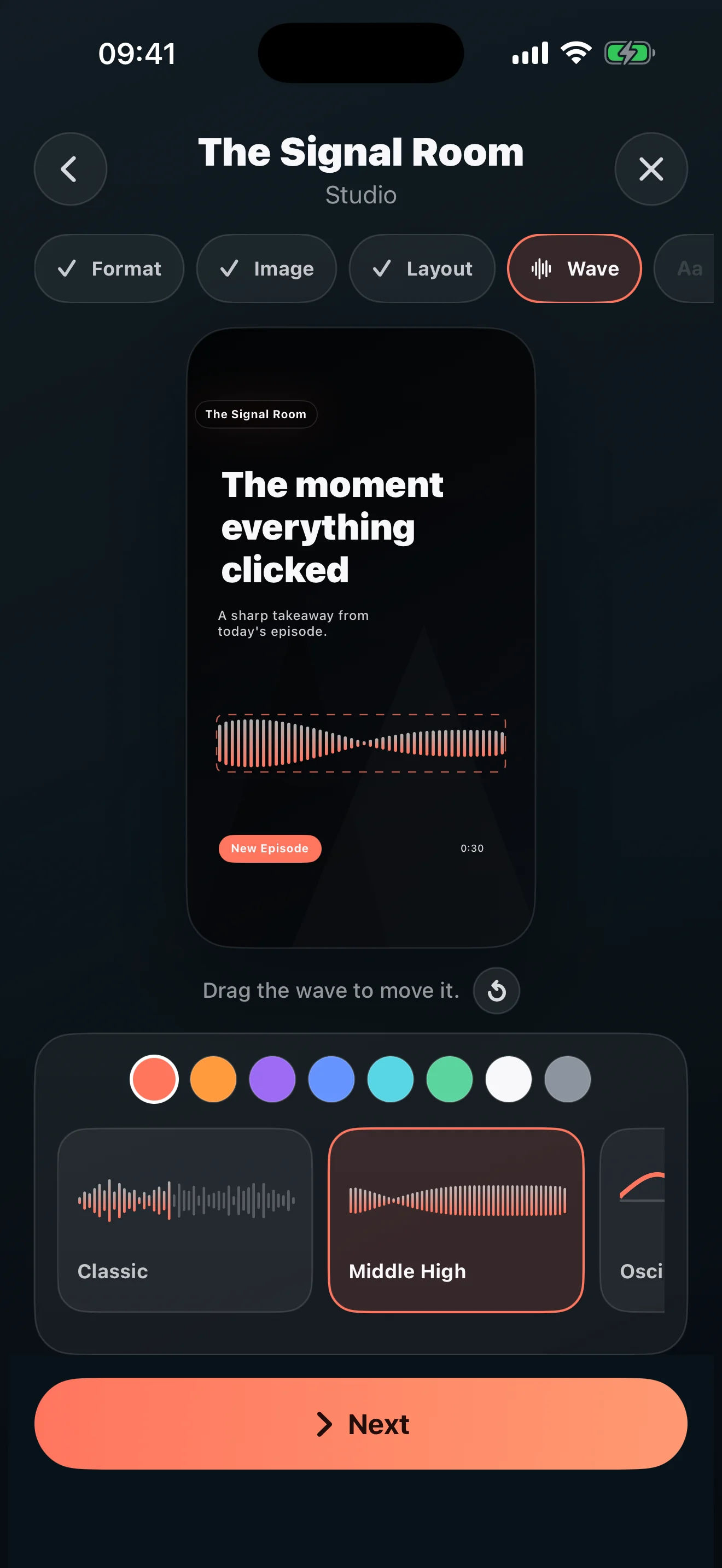 PodPosting on iPhone
